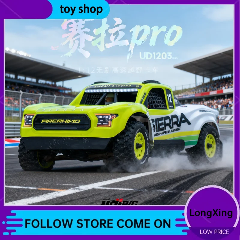 

Yudi Ud1203 Saila Pro 1/12 Бесщеточный пульт дистанционного управления Электрический полноприводный грузовик-пустыня Внедорожник с короткой картой Радиоуправляемая модель