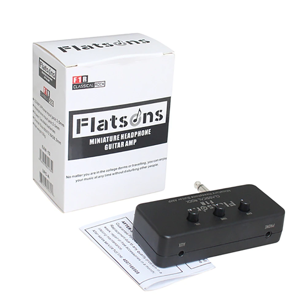 Flatsons F1R Guitar Headphone Amplifier AMP Speaker Electric Guitar Bass Headphone Amplifier Guitar Parts & Accessories