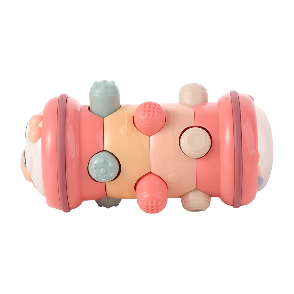 Barriga tempo brinquedos rolo do bebê brinquedos sensorial interativo quebra-cabeça movendo atividade brinquedo dos desenhos animados aprendendo a escalar