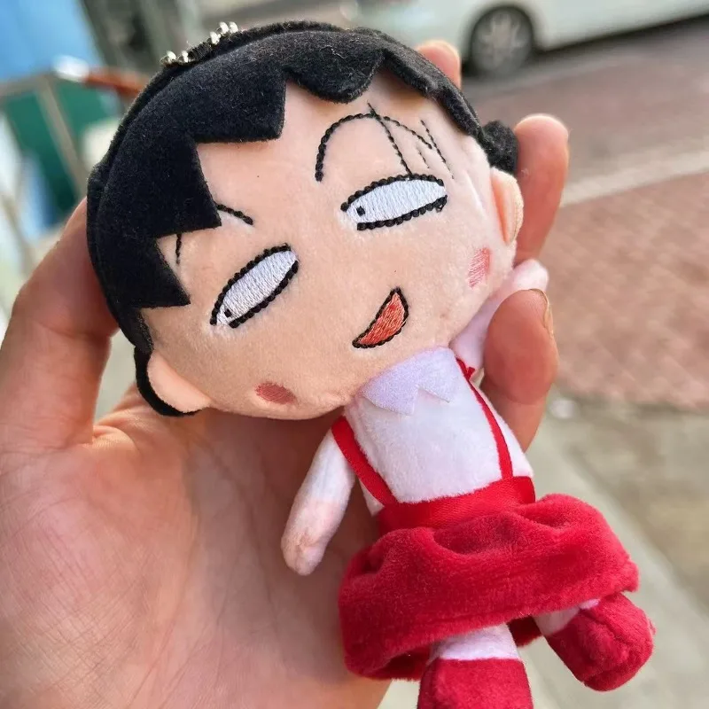 Porte-clés pendentif en peluche Chibi Maruko-chan, poupée en peluche douce et confortable, pendentif de sac à dos, cadeaux de vacances pour garçons et filles
