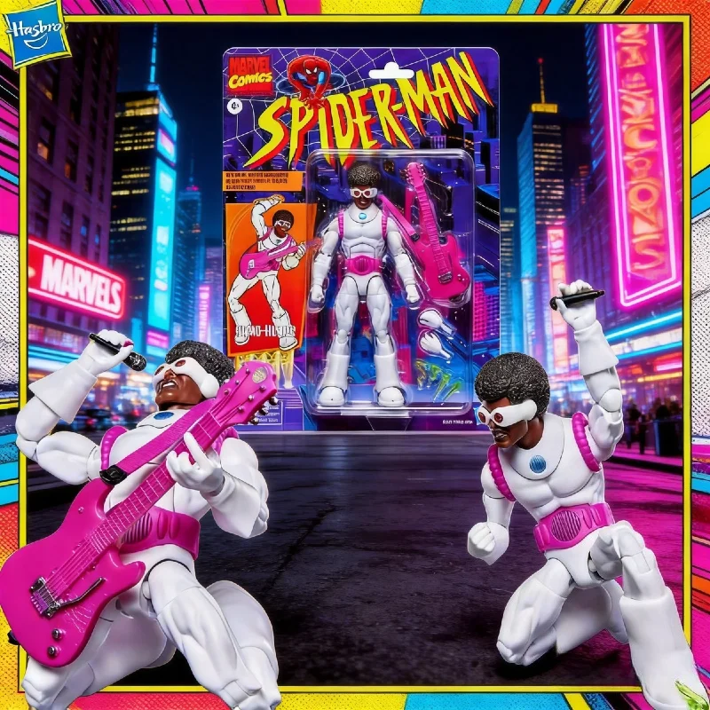 

【IN STOCK】Hasbro Marvel Legends Retro Spider-Man Hypno-Hustler 6" Action Figure, 100% Original Collectible Toy Gift