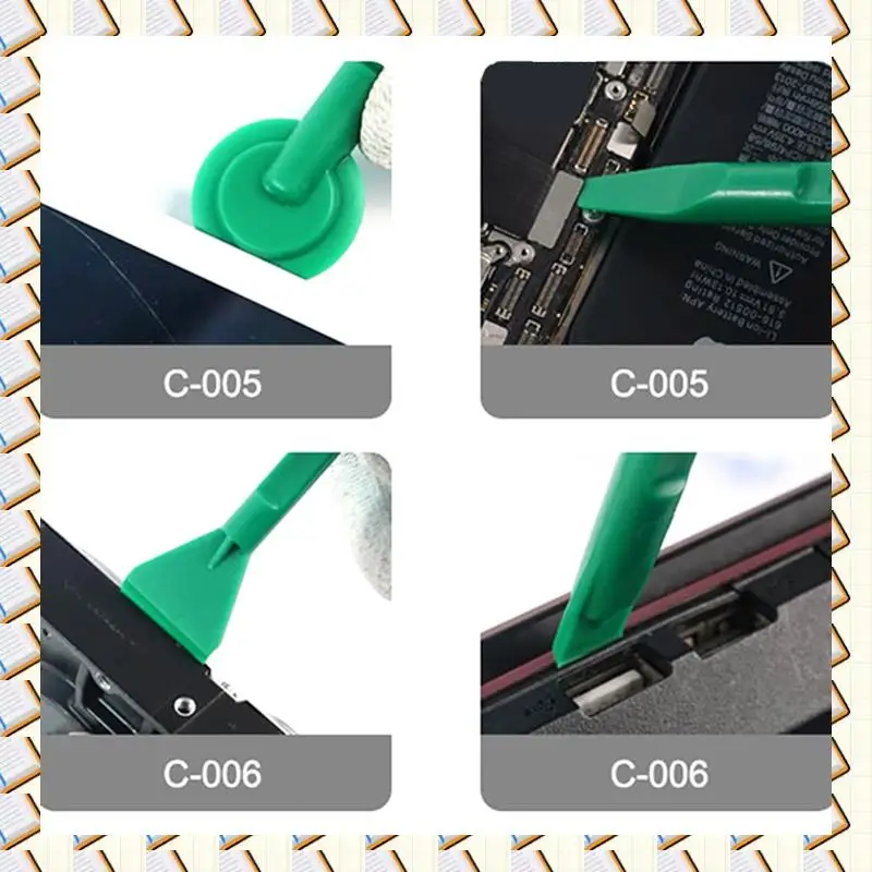 

A14M 10 In 1 Double Head Plastic Pry Opening Tool Spudger For Mobile Phone Laptop PC Assemble Disassemble Phone Repair Tool