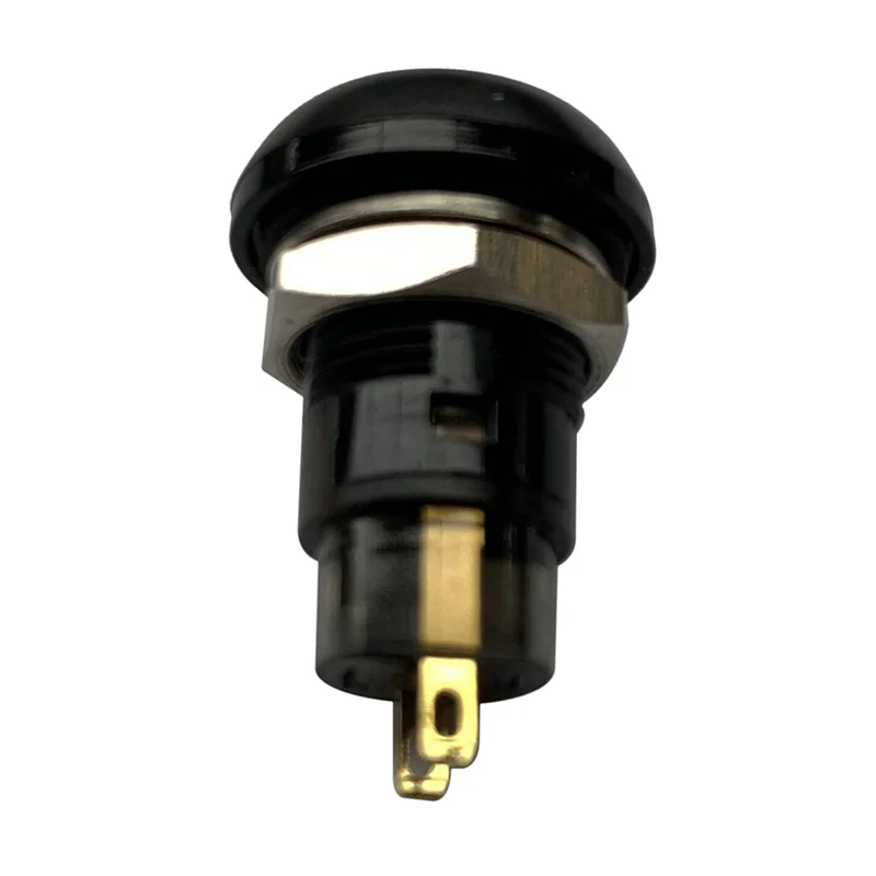 Y51A-4X مفتاح ضغط على الخروج مقاوم للماء 12 مم SPST 2A IP67، أسود