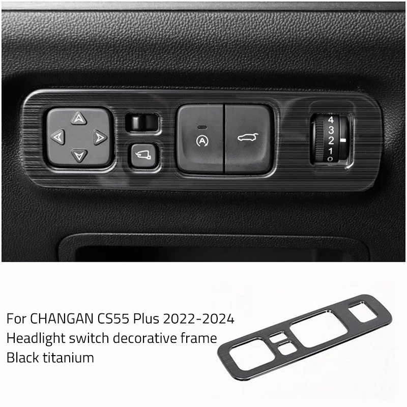 Per CHANGAN CS55 PLUS 2022 2023 2024 lampada frontale per auto interruttore della luce manopola di regolazione del faro controllo del pannello Trim