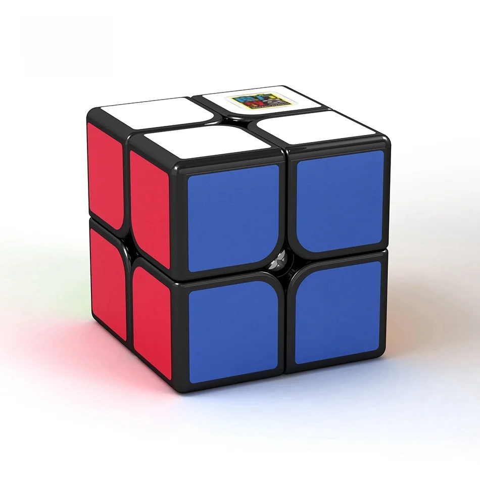 Meilong 2x2 Magic Speed Cube negro juguetes educativos y para aliviar el estrés para niños y adultos regalos de Navidad y Halloween