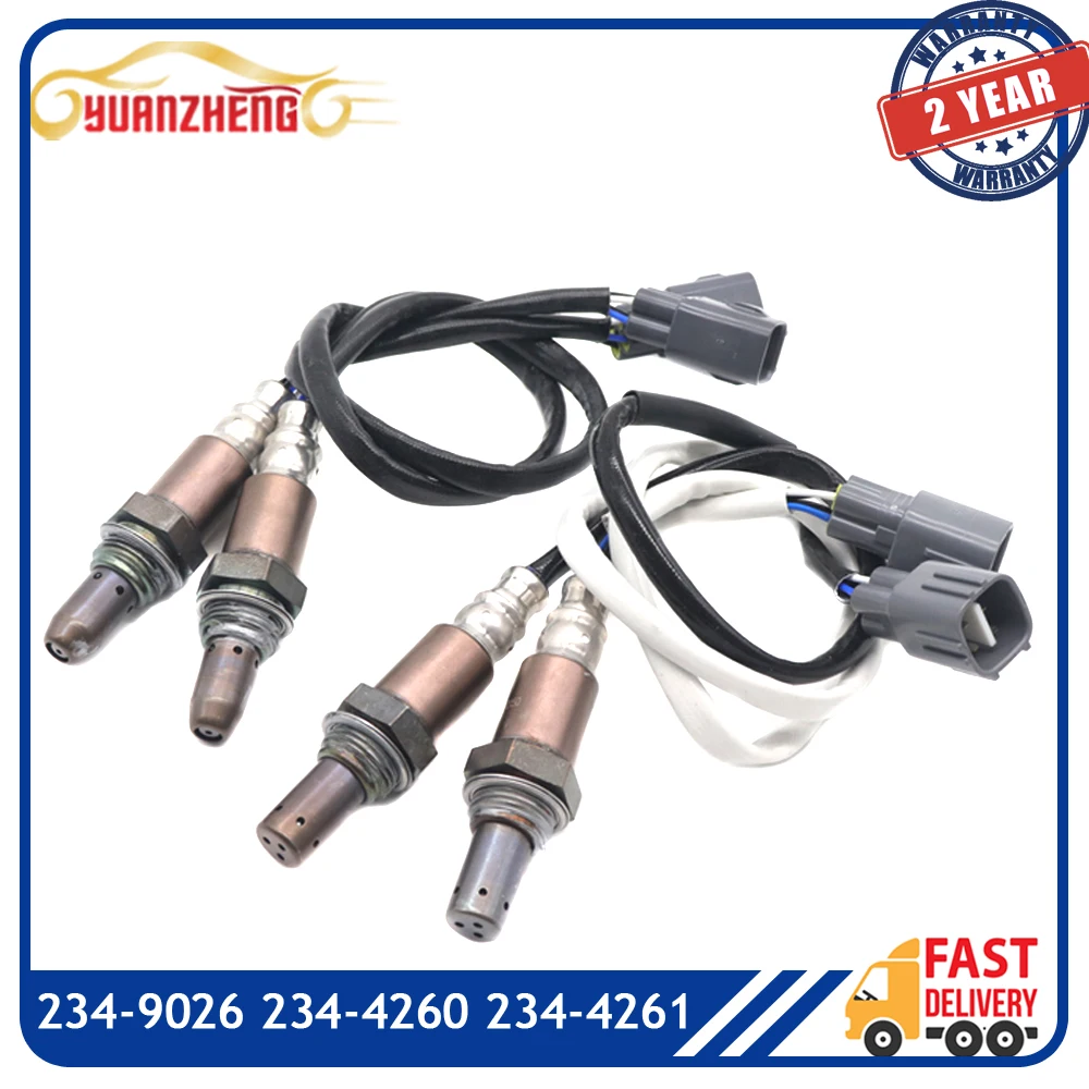 4pcs NEW Upstream&Downstream Air Fuel Ratio Lambda Oxygen Sensor 234-9026 234-4260 234-4261 For Toyota Tacoma 4.0L V6 2005-2006