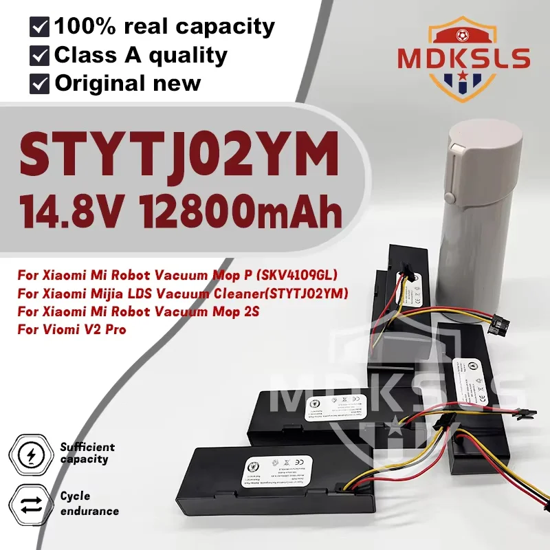 STYTJ02YM 14.8V new Battery Original for Xiaomi Mijia LDS Vacuum Cleaner,Mi Robot Vacuum-Mop P,Mi Robot Vacuum-Mop 2S/Haier JX37