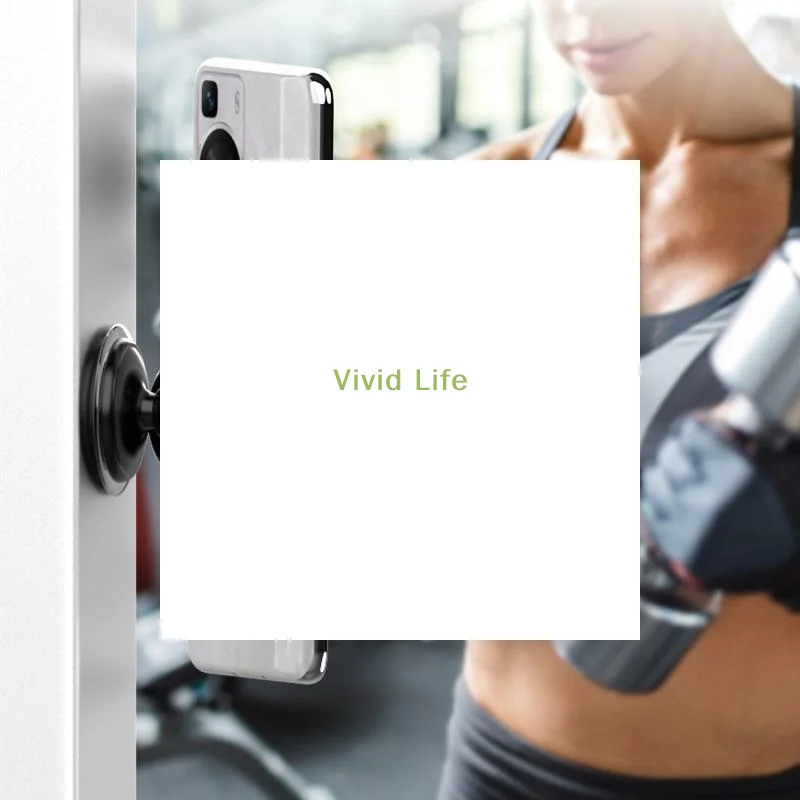 ~Dual-Sided Magnetic Phone Holder For Gym N38 Strong Magnets Mobile Phone Mount Stand Gym Accessories Attaches To Metal Surface