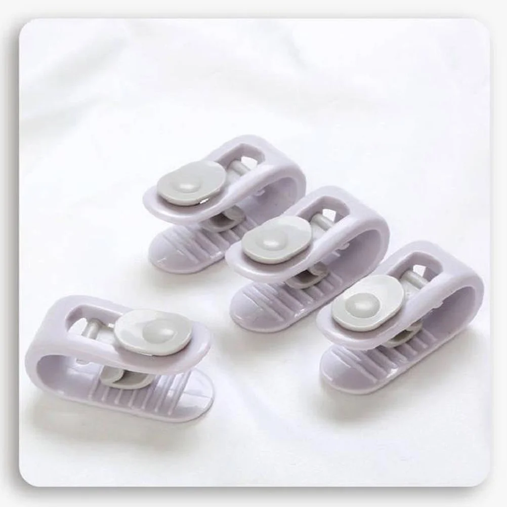 1 conjunto de colcha fixador folha de cama fivela clipes antiderrapantes fivela de colcha estável seguro para casa hotel cama