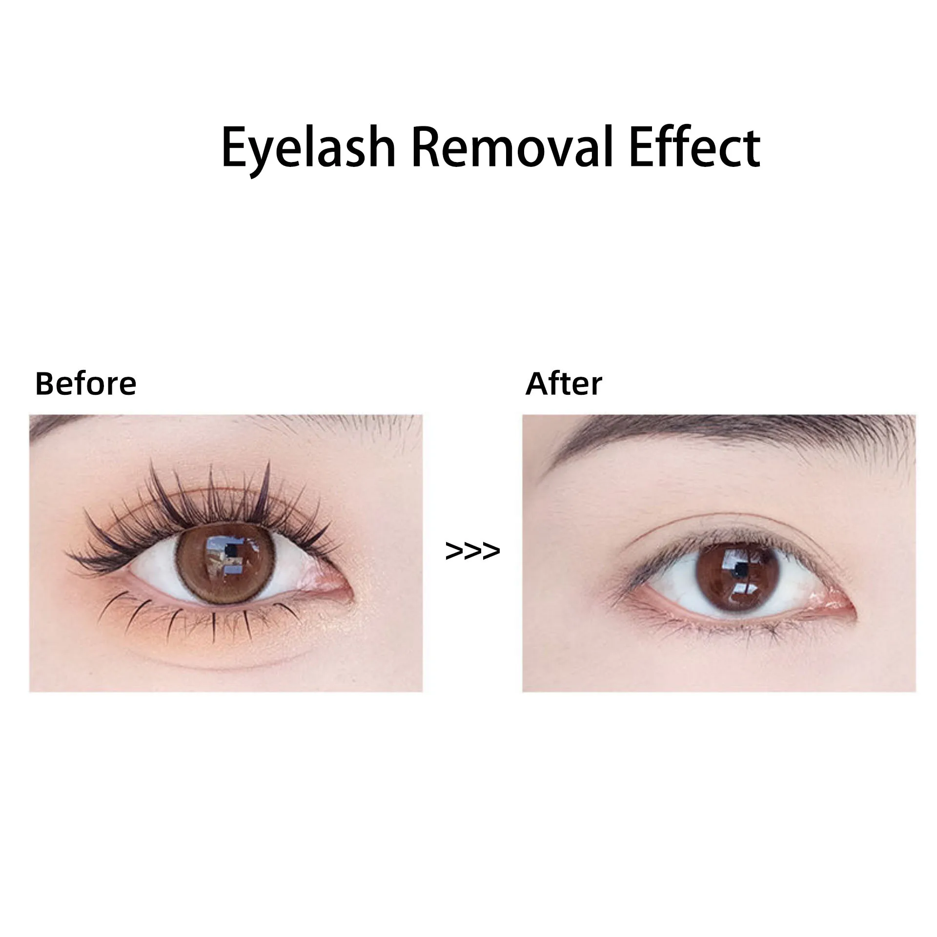 Dissolvant de Cils Facile à Enlever, Colle Douce pour Extensions, Outil de Maquillage