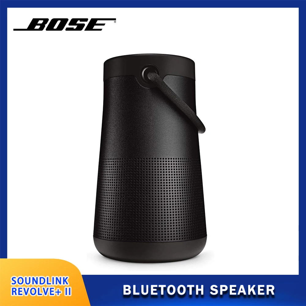 Bose SoundLink Revolve+ (Series II) Bluetooth Speaker, Portable Speaker with Microphone, Wireless Water Resistant Travel Speaker