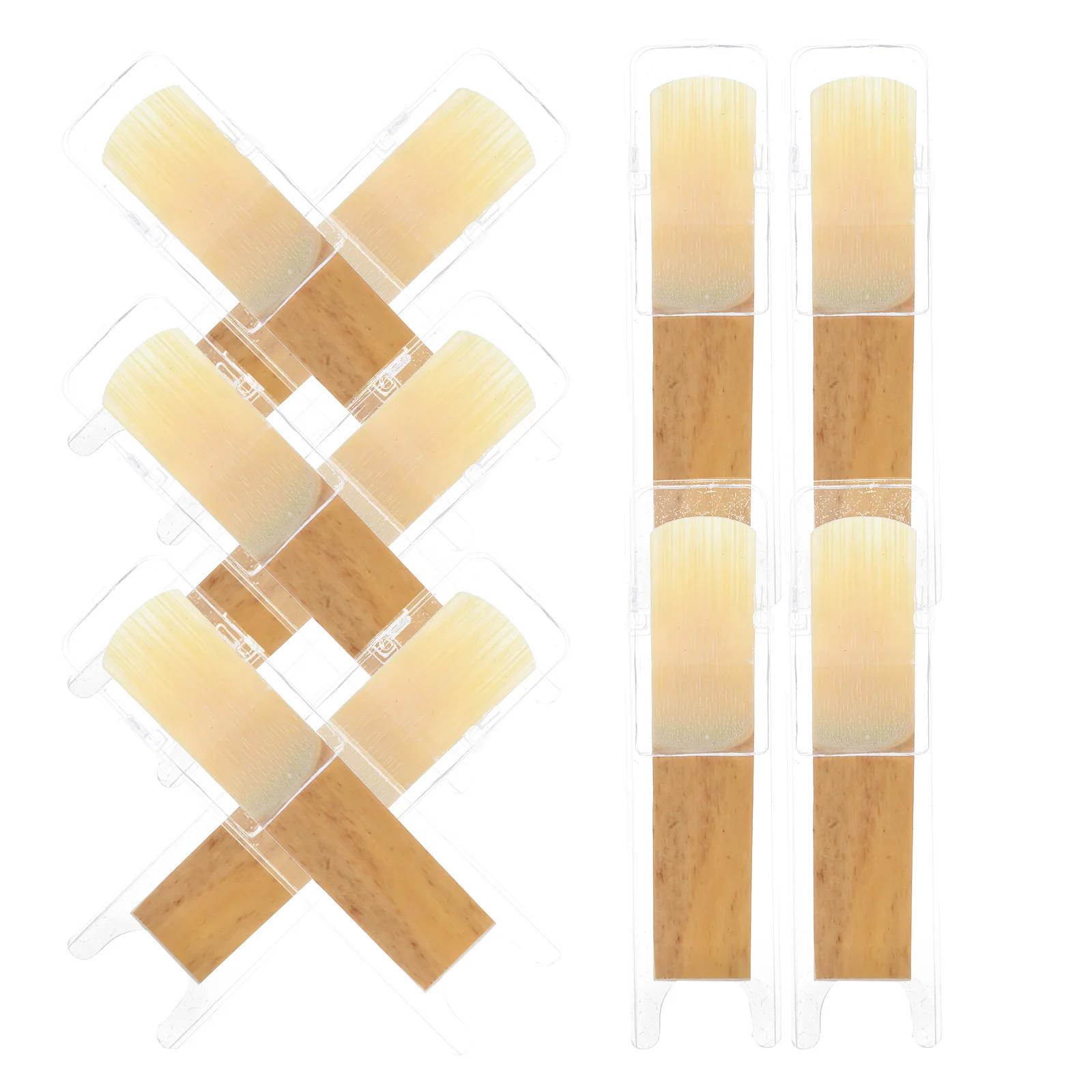 

10pcs Saxophone Reeds Moderate Hardness Long Lasting for Soprano Accessories Wood Wind Instruments Clarinet Mini sax pads sax