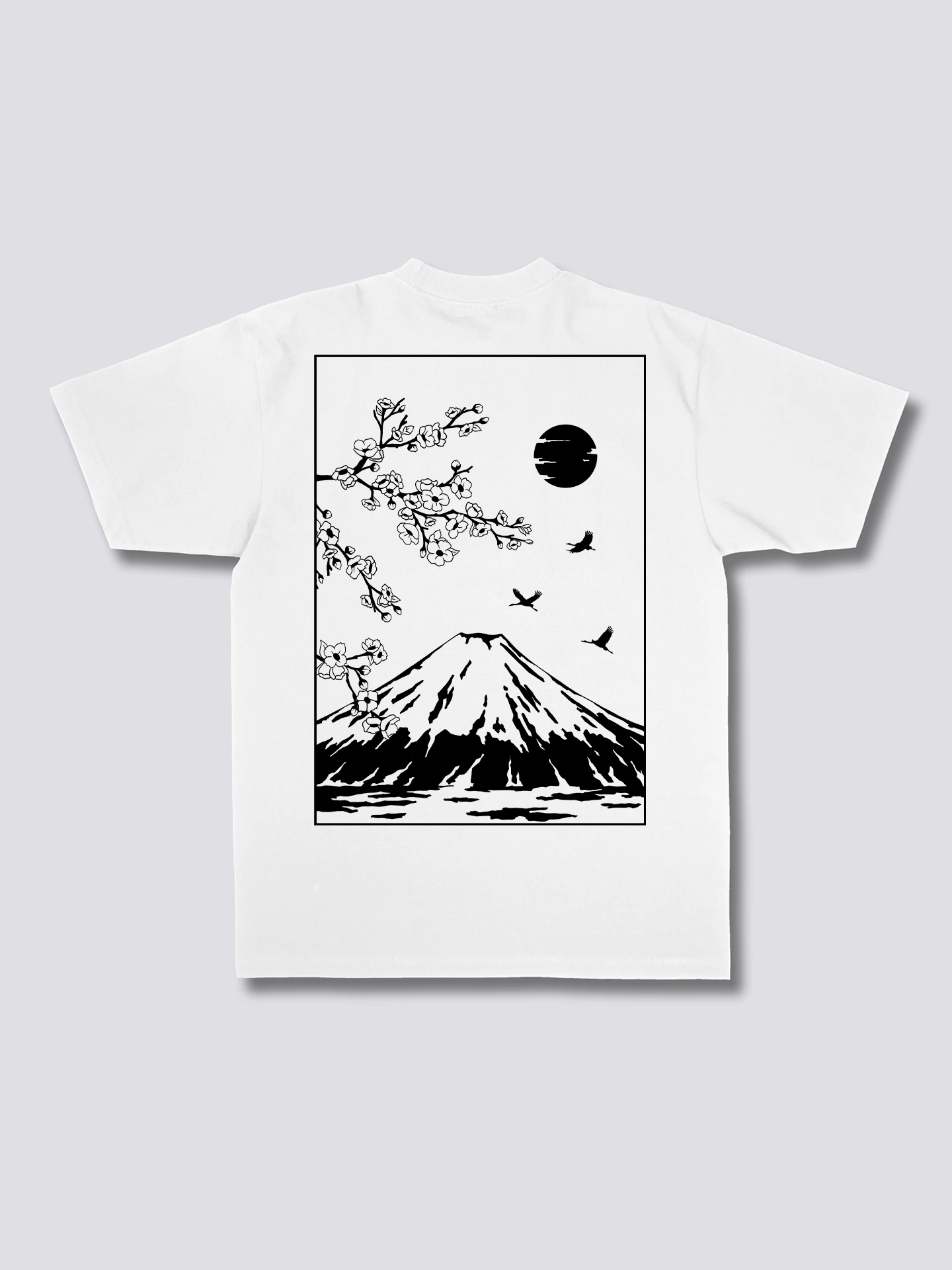 2026 Tokyo Japan Fuji Silhouette Print T-Shirt  Summer 100% Cotton Women T-Shirt Men Ladies High Quality Vintage Top T-Shirt