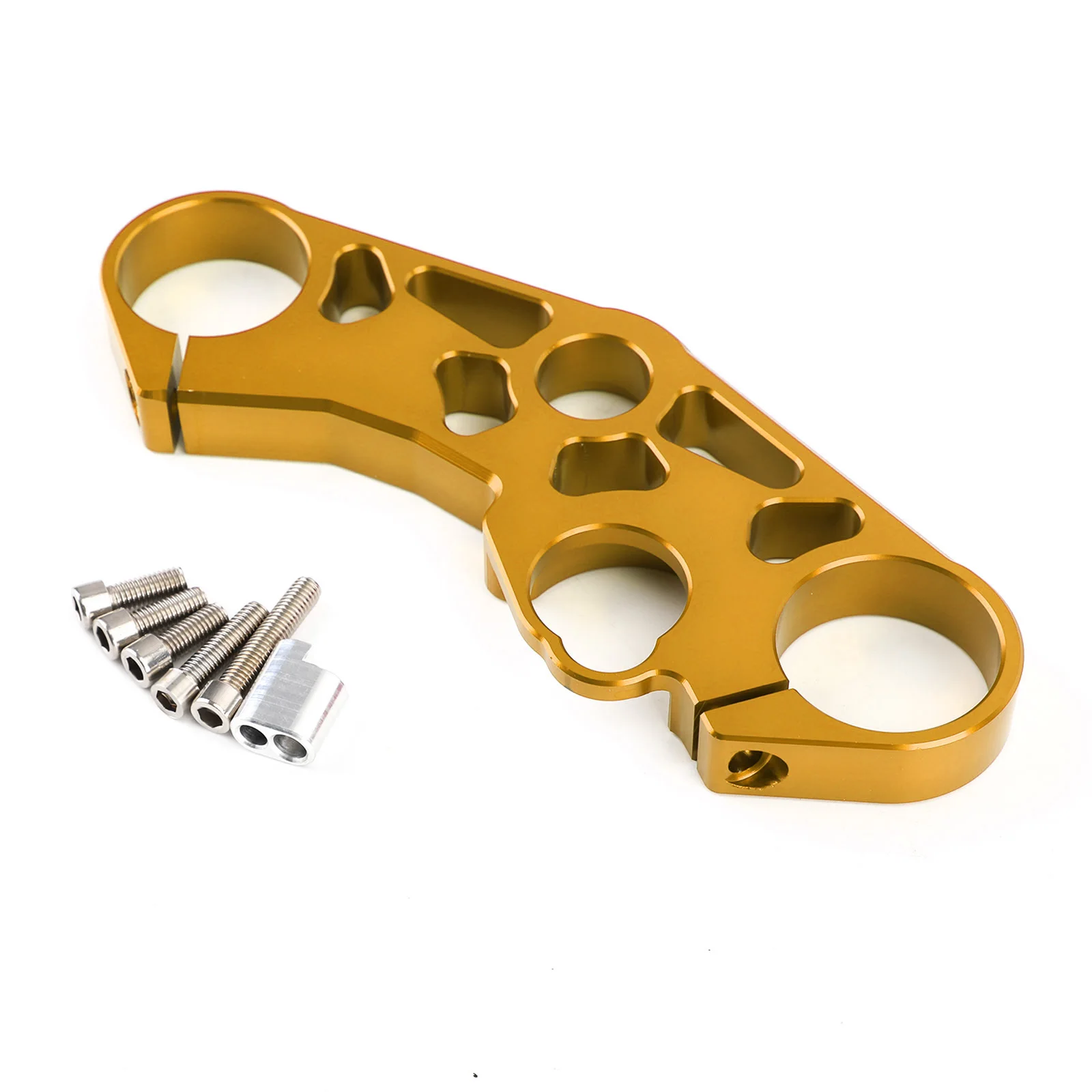Areyourshop für Suzuki GSXR 600 750 2006–2010 1000–2018, Tieferlegung von Triple Tree, vordere obere Klemme, Motorradzubehör