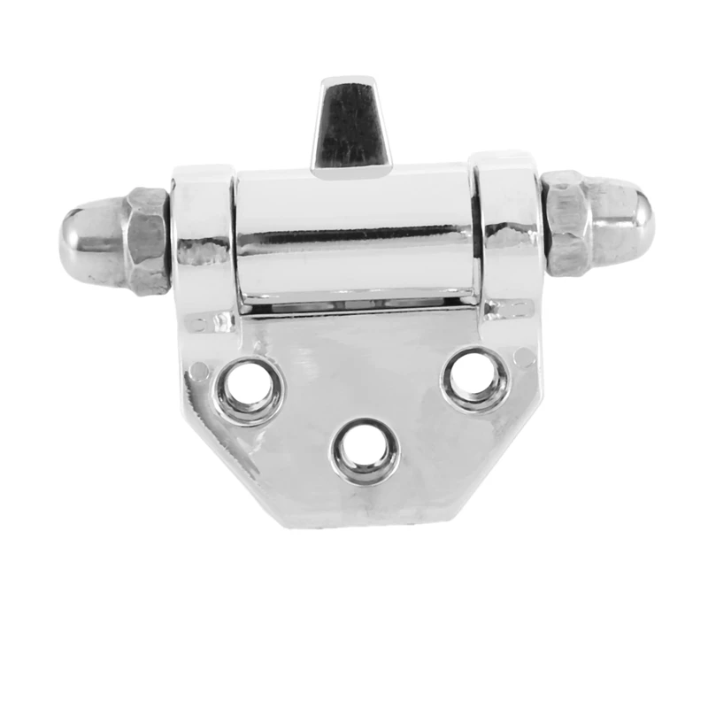 6X nichel satinato spazzolato Cooler Freezer cerniere per porte a 90 gradi tono argento