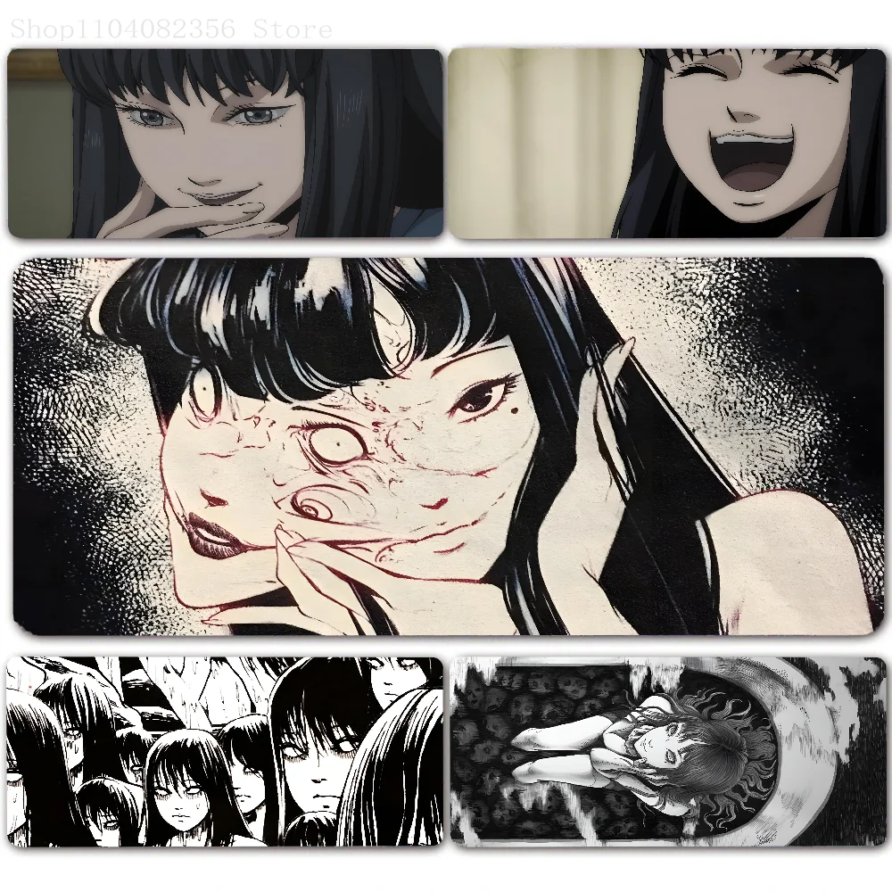 J-Junji Ito Tomie Kawakami Anime Mousepad Non-slip Suitable For Office Computers Laptops E-sports Game Desk Mats XXL Keyboard