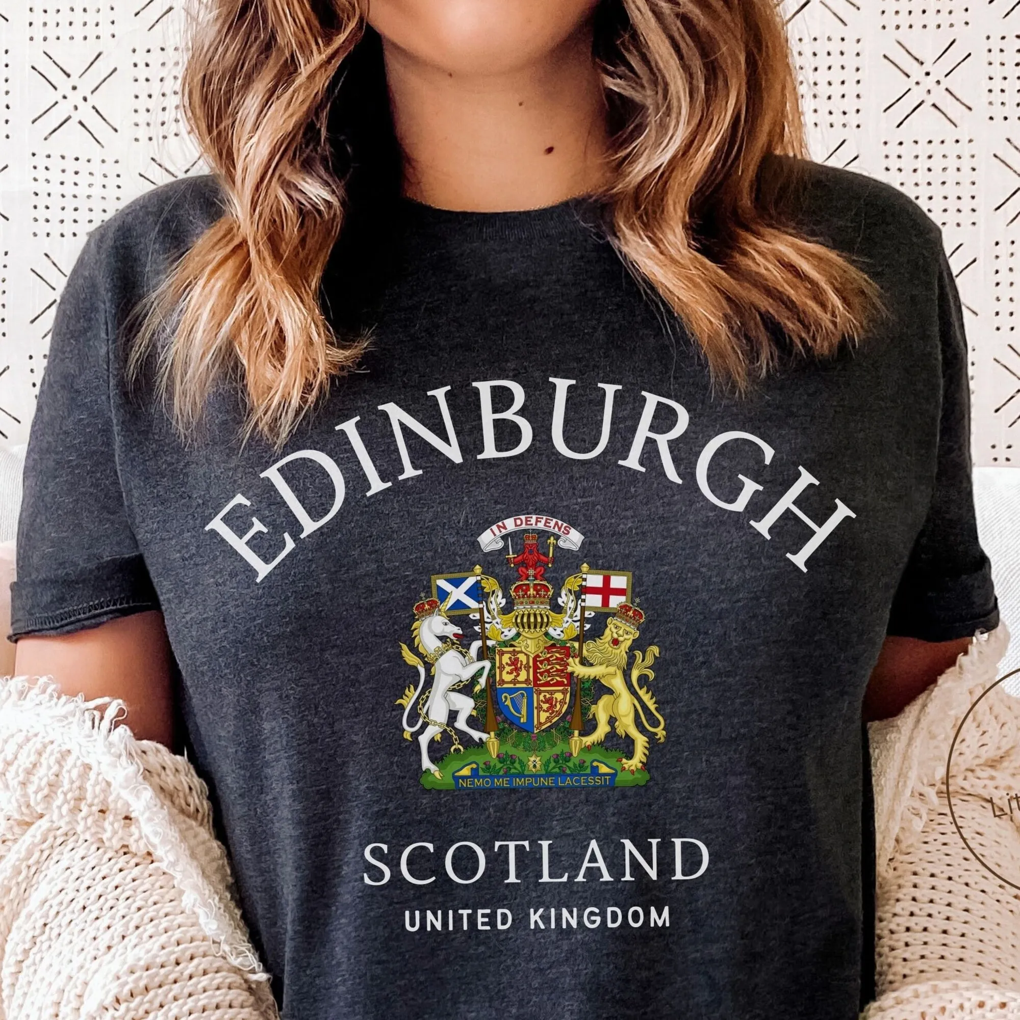 Edinburgh T Shirt Scotland Soft and Comfortable  long or short sleeves