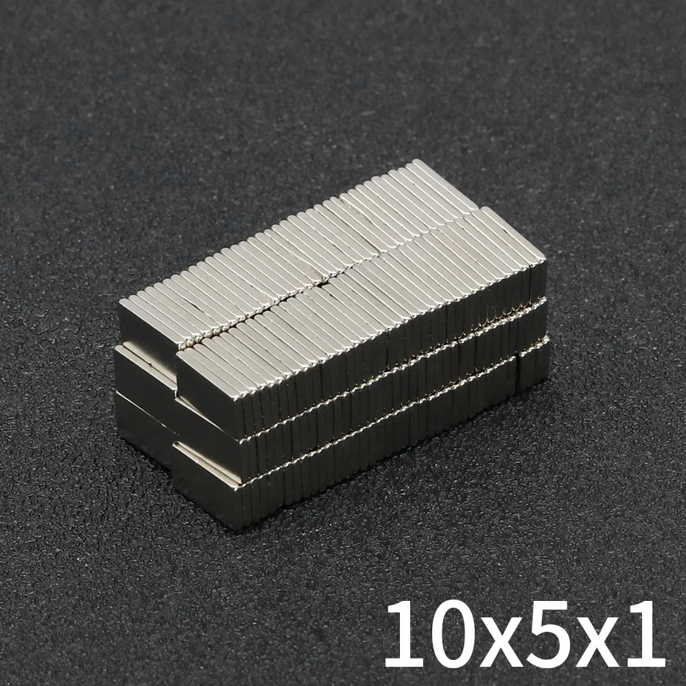 

10x5x1mm N35 Super Powerful Neodymium Magnet Block Magnets NdfeB Strong Permanent Magnetic imanes Refrigerator Magnets