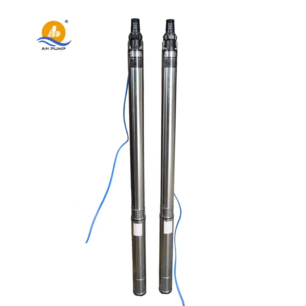 5 p 7hp 10p 15p 55p 18 p 20p 40p 125p الفولاذ المقاوم للصدأ ارتفاع ضغط بئر عميق بئر مضخة مياه غاطسة #4