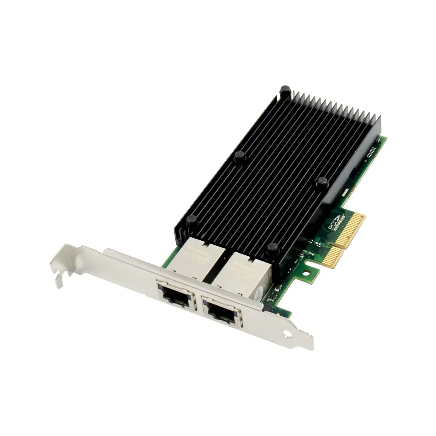 X550-T2 PCIE3.0X4 منفذ كهربائي مزدوج 5G RJ45 جيجابت محول الشبكة