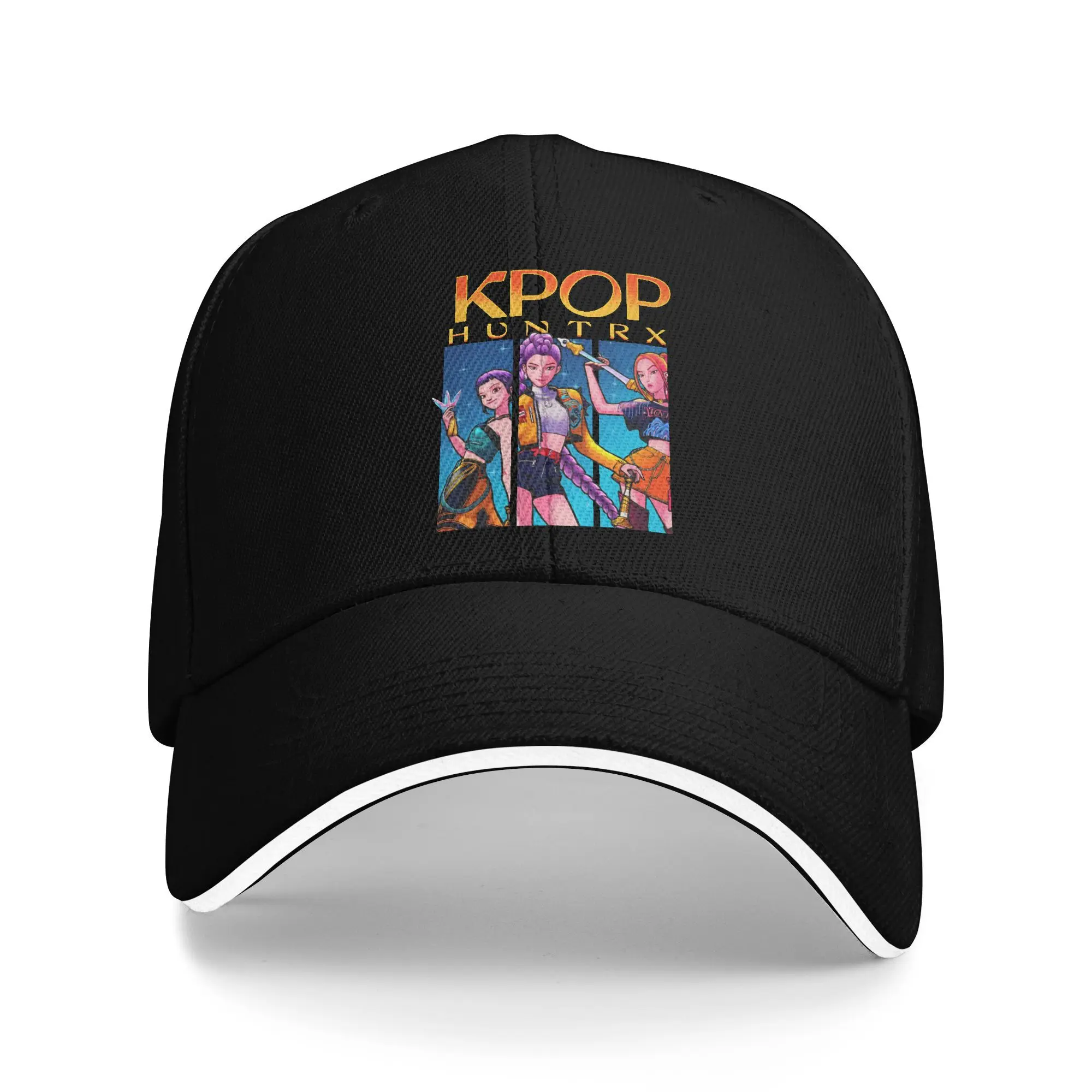 

HuntrX KPop Demon Hunters Baseball Cap Casual Trucker Hat Summer Unisex Men Outdoor Sports Baseball Caps