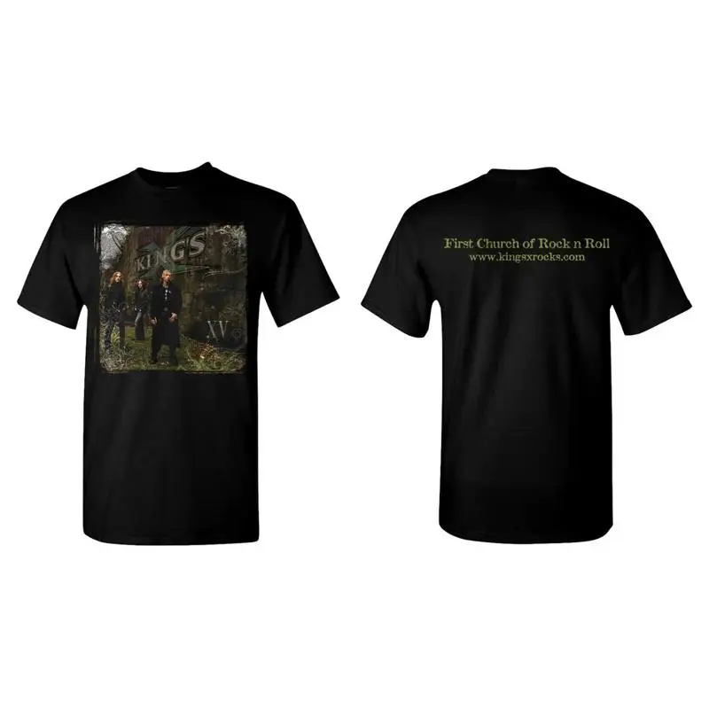 KINGS X cd cvr XV SHIRT XL Новая первая церковь рок-н-ролл OOP