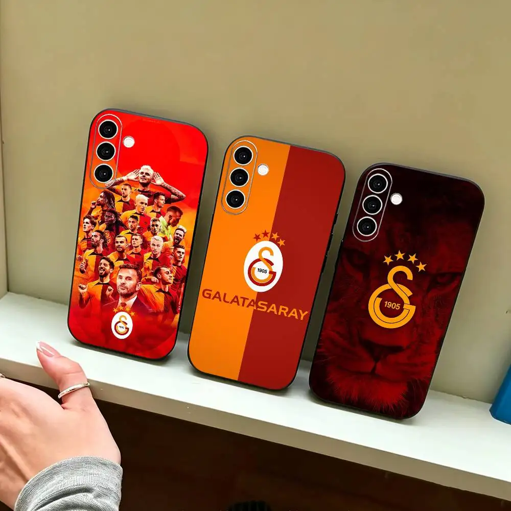 Football team galatasaray   Phone Case Black Silicone Soft For Samsung Galaxy A73,A72,A71,A70,A53,A52,A51