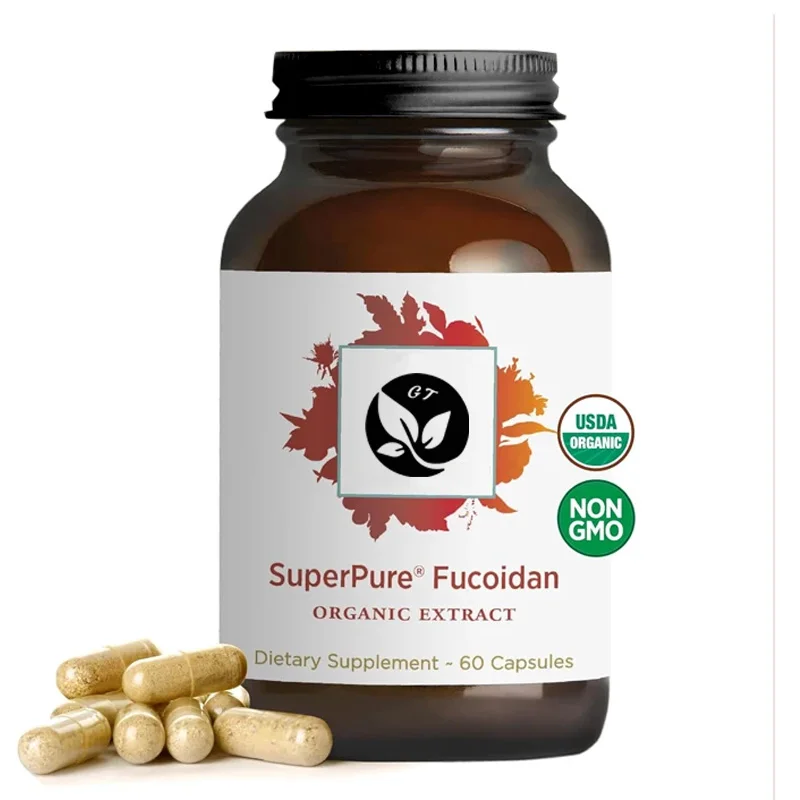 Superpure Fucoidan Extract || Organic Pectin Supplement || Gluten Free Adhesive From Brown Seaweed || Promotes Immune