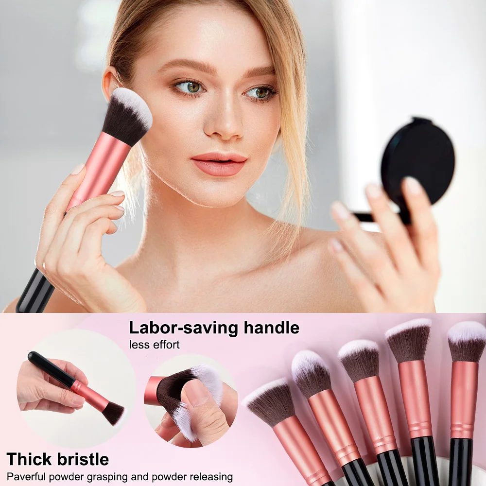 Professionelles 14/16-teiliges Make-up-Pinsel-Set, weiche, flauschige Pinsel für Lidschatten, Foundation, Rouge, Puder, Concealer, Kosmetik- und Schönheitswerkzeuge für Frauen – Detail 5