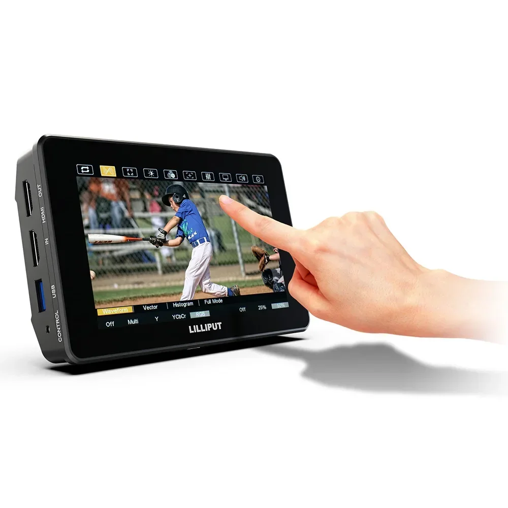 LILLIPUT HT5S 5.5Inch 1080P 2000nits Ultra-Bright Touch Camera Control Monitor Support 3G-SDI HDMI 2.0 3D LUT