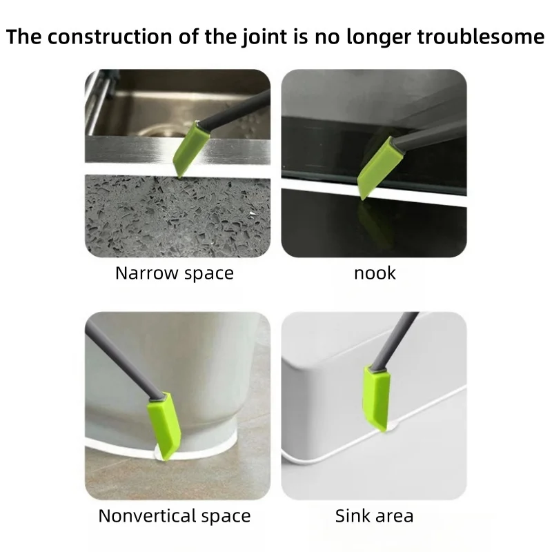 Grattoir d'angle de colle de verre, lissage, coupe, livres de bord, colle résiduelle, couture de carrelage, outil spécial, calfeutrage multi-angle, 9 en 1