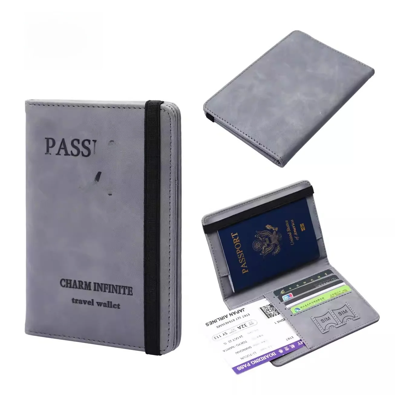 hoinvaet-portadocumenti-antifurto-a-forma-di-secchiello-con-cinturino-porta-passaporto-e-multi-scomparto-per-carte-borsa-da-viaggio-universale-per-studenti