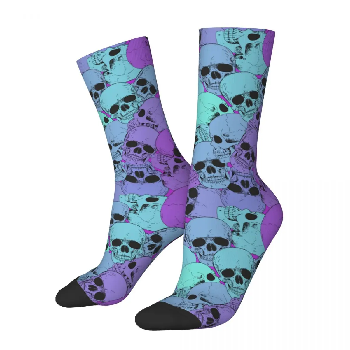 Halloween Skeleton Skull Skulls Socks Male Mens Women Summer Stockings Hip Hop