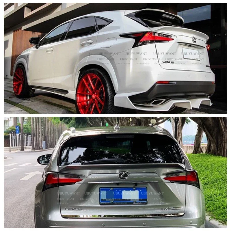 UBUYUWANT For lexus NX200 NX200T NX300 spoiler High Quality ABS Material Car Rear Wing Rear Spoiler for LEXUS NX 2015-2020