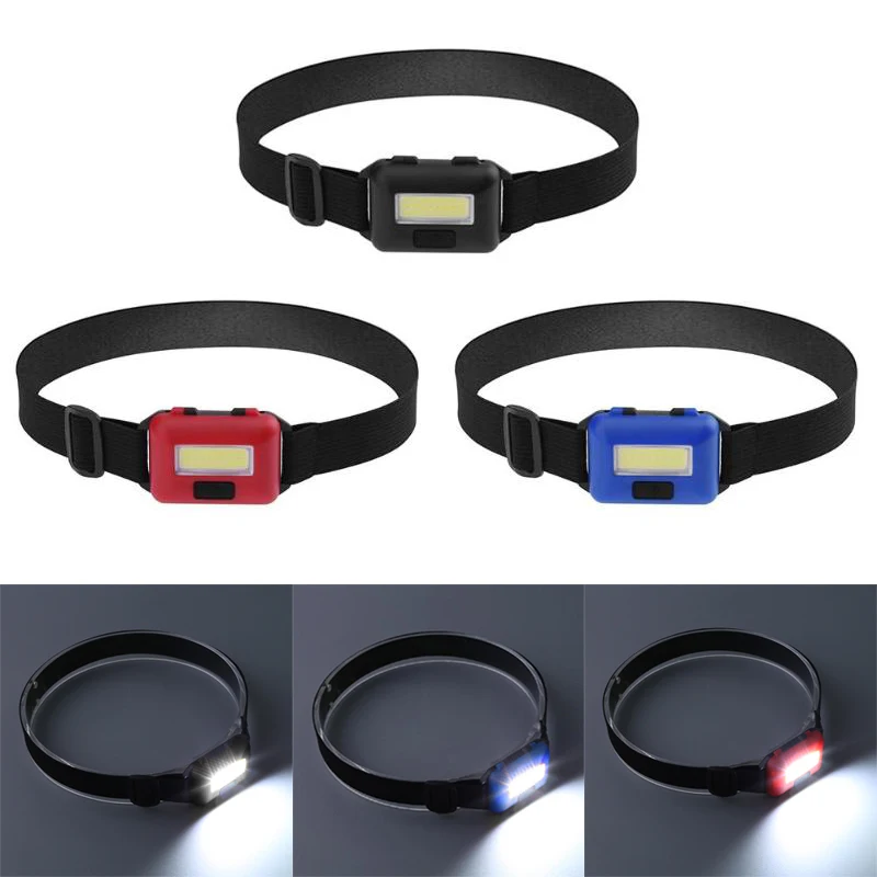 

3 Modes Waterproof COB LED Flashlight Outdoors Headlight Headlamp head light lamp Torch Lanterna with Headband Use