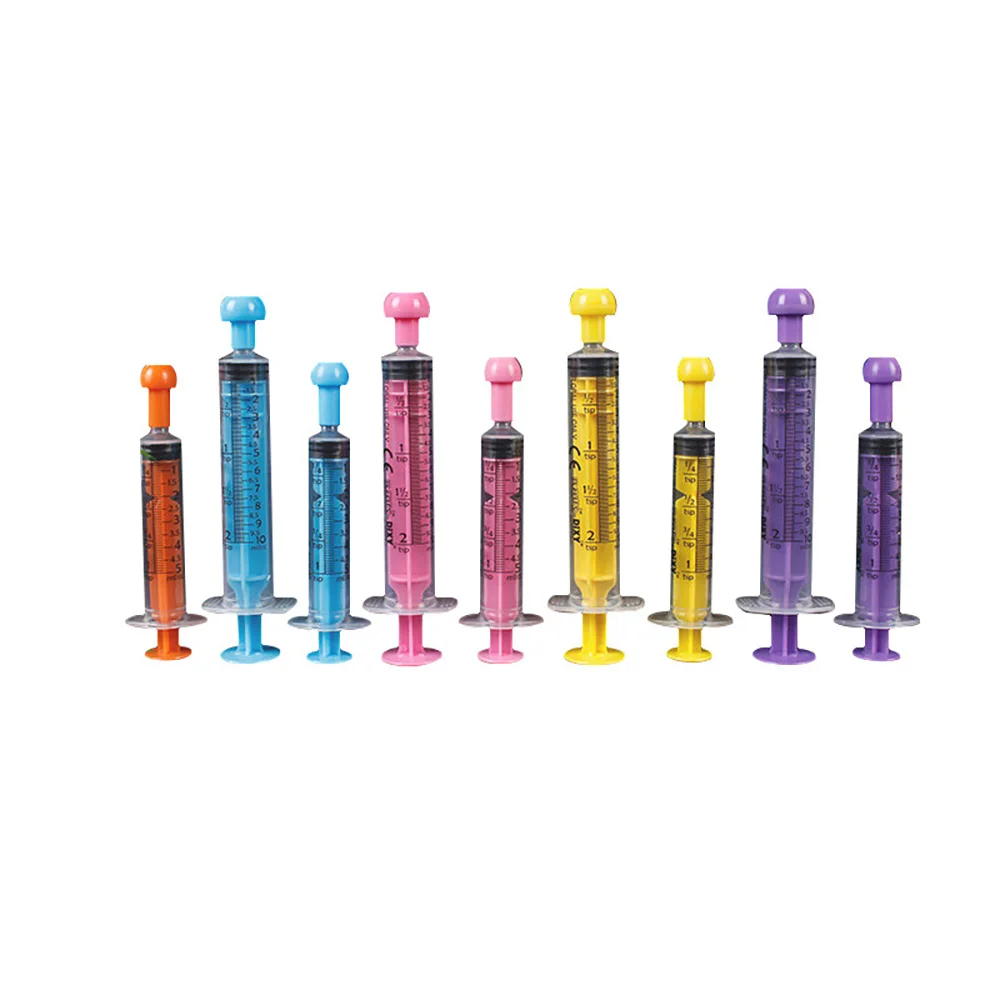 Color Syringe 5 10ml Industrial Dispensing  Animal Food Injection