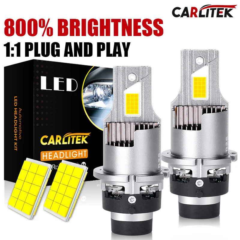 

D2S D4S светодиодный фары HID D2R D4R 300 лм 6000 Вт CANBUS светодиодный двухсторонний CSP-чип K Plug & Play Mini для Vw golf Ford Bmw Audi 2PC