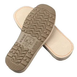 DIY Hand Knitting Flax Materials Slippers Rubber Outsoles for Shoes Platform Anti-Slip Crochet Needles Indoor Slippers Sole