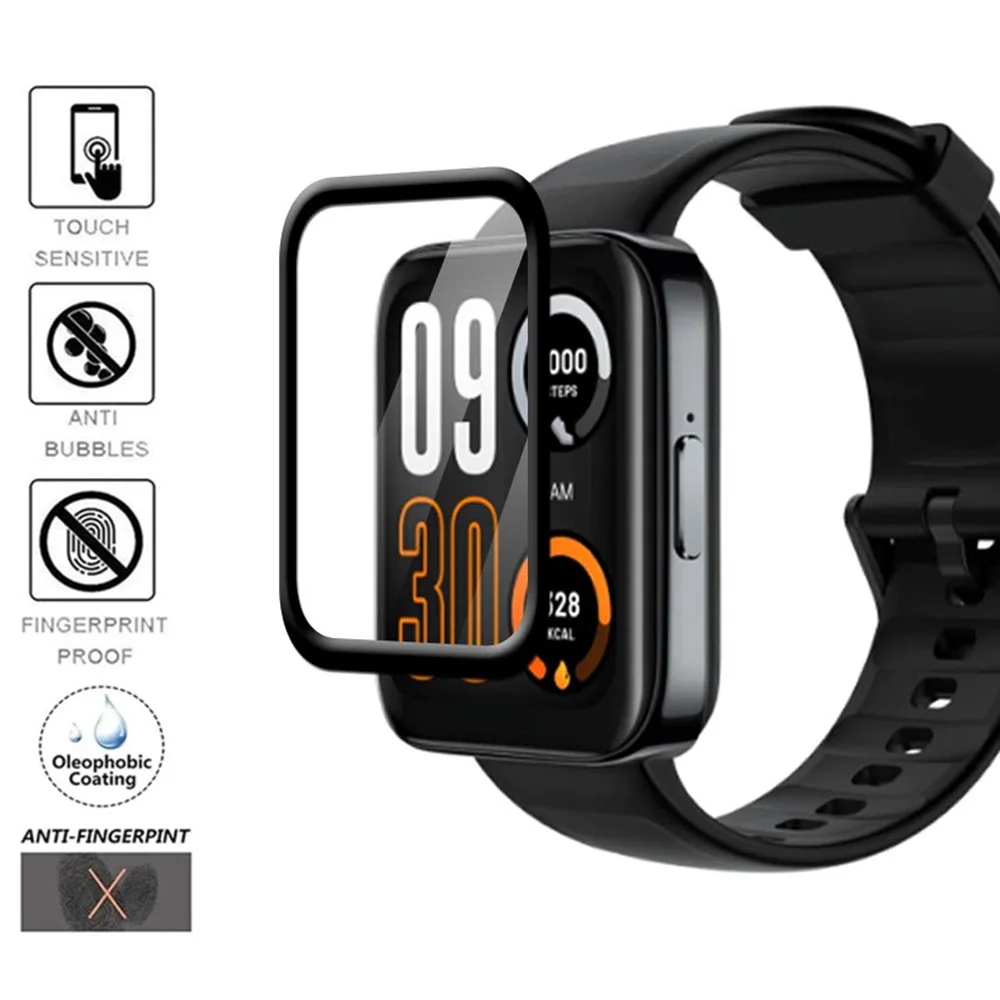 For Realme Watch 3 Screen Protector 3D Curved Full Coverage Soft Protective Film Cover For Realme Watch 2 / 2 Pro