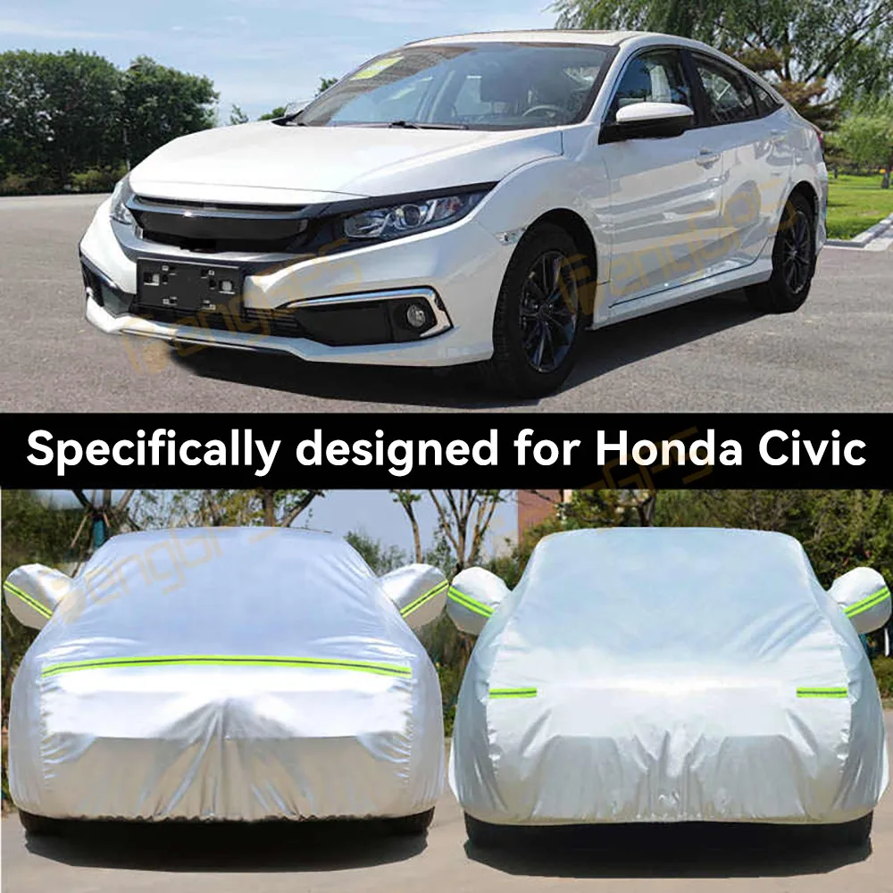 

Car Cover Waterproof Dustproof UV Protective Exterior Snow Four Season Protection Cover For Honda Civic 2023
