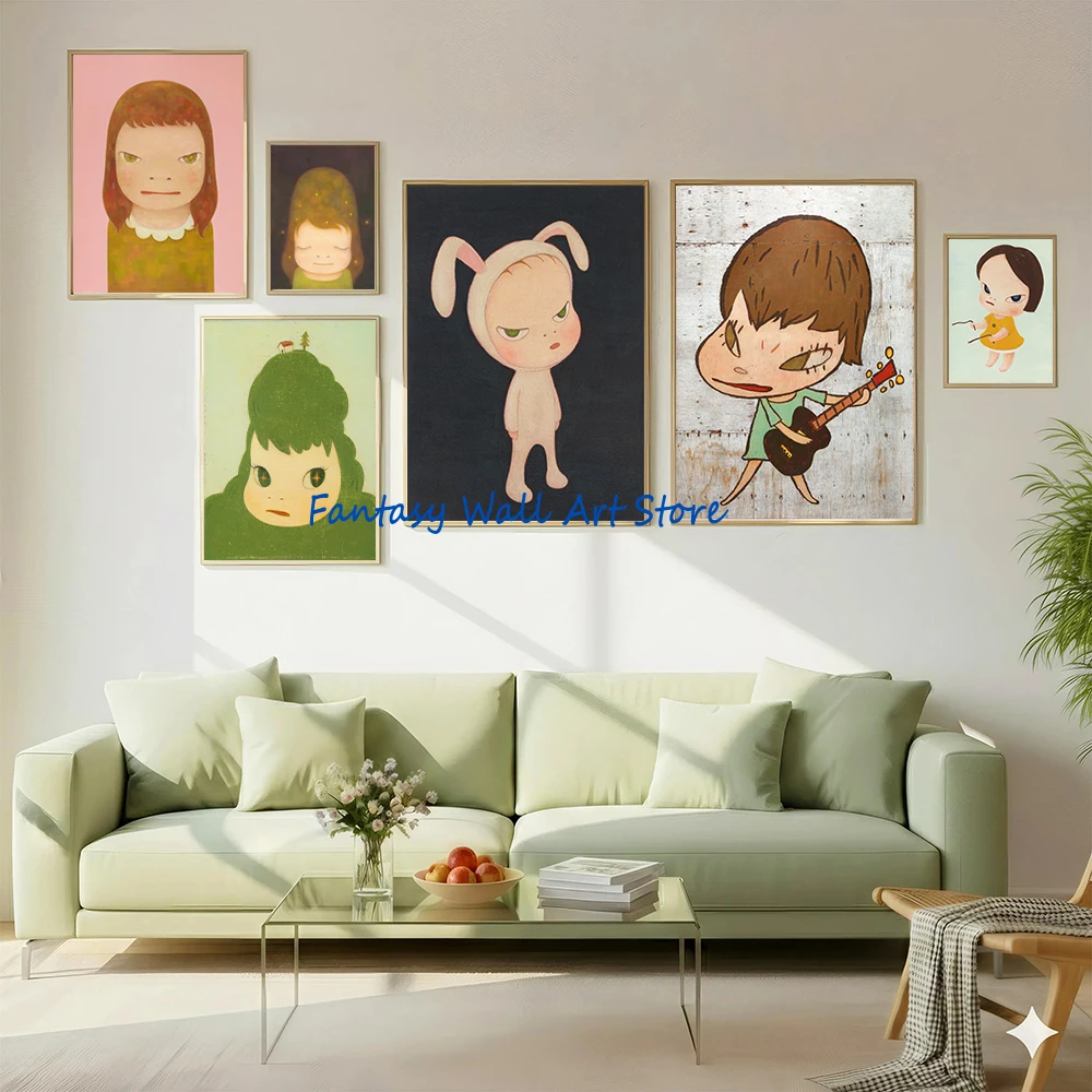 Japanese Lifestyle Japanese - Yoshitomo Nara Japanese Artist Vintage Artwork
