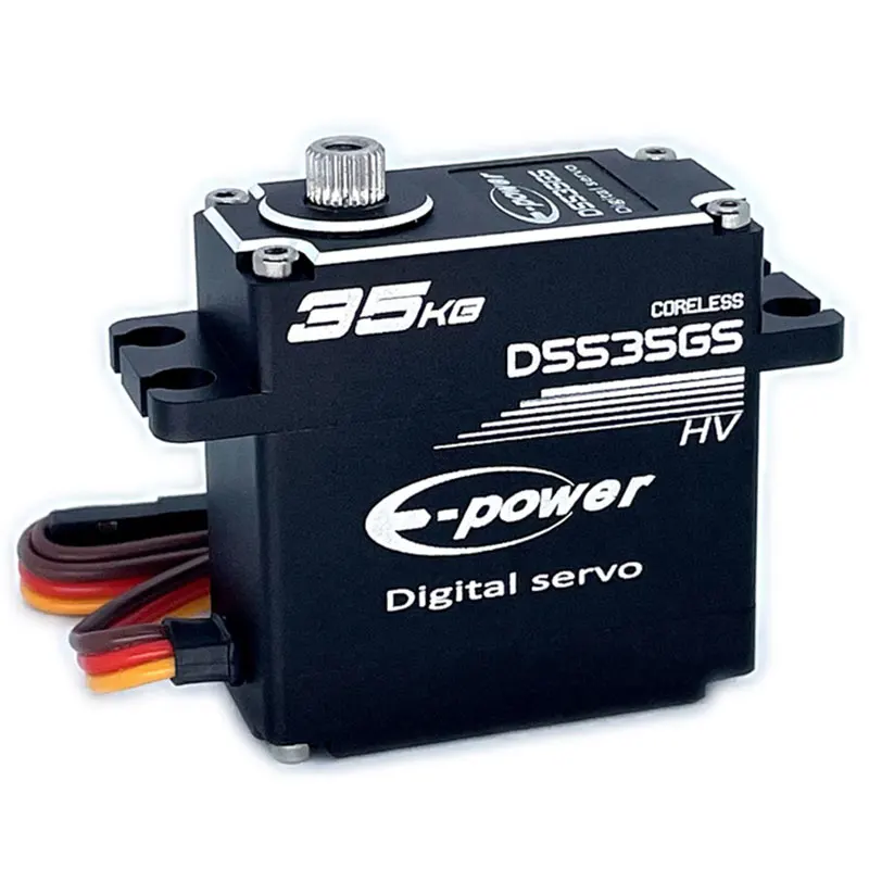 Wasserdichtes Servo 35 kg DS535GS 180/270/360 Grad Aluminiumgehäuse Digitales Metallgetriebe HV Coreless für RC Car Truck Crawler Boat