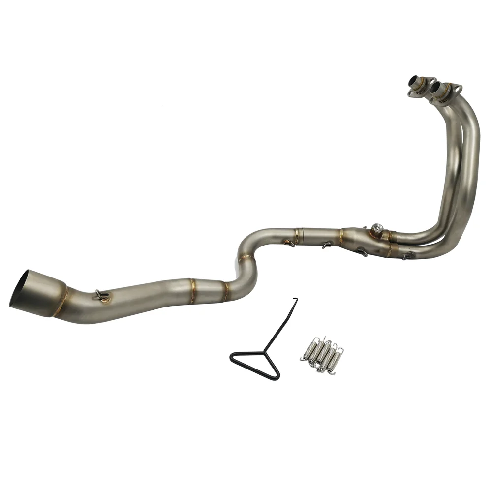 

51 mm Header Pipe for Z250 Z300 Ninja 250 300 Exhaust Pipe Motorcycle Stainless Steel Front Collector Slip on Exhaust