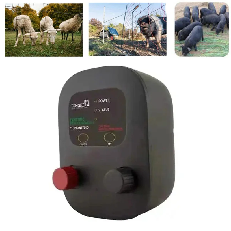 

0.2 Joules Small Electric Fence Energizer for Preventing Dog Pig Poultry Elephant Horse Sheep Cattle Livestock Farm Energizer