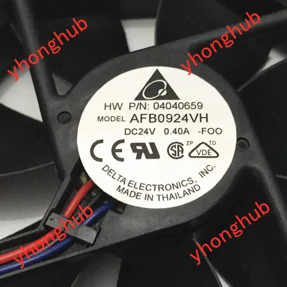 

Delta Electronics AFB0924VH F00 DC 24 В 0,40 А 90x90x25 мм Вентилятор охлаждения сервера