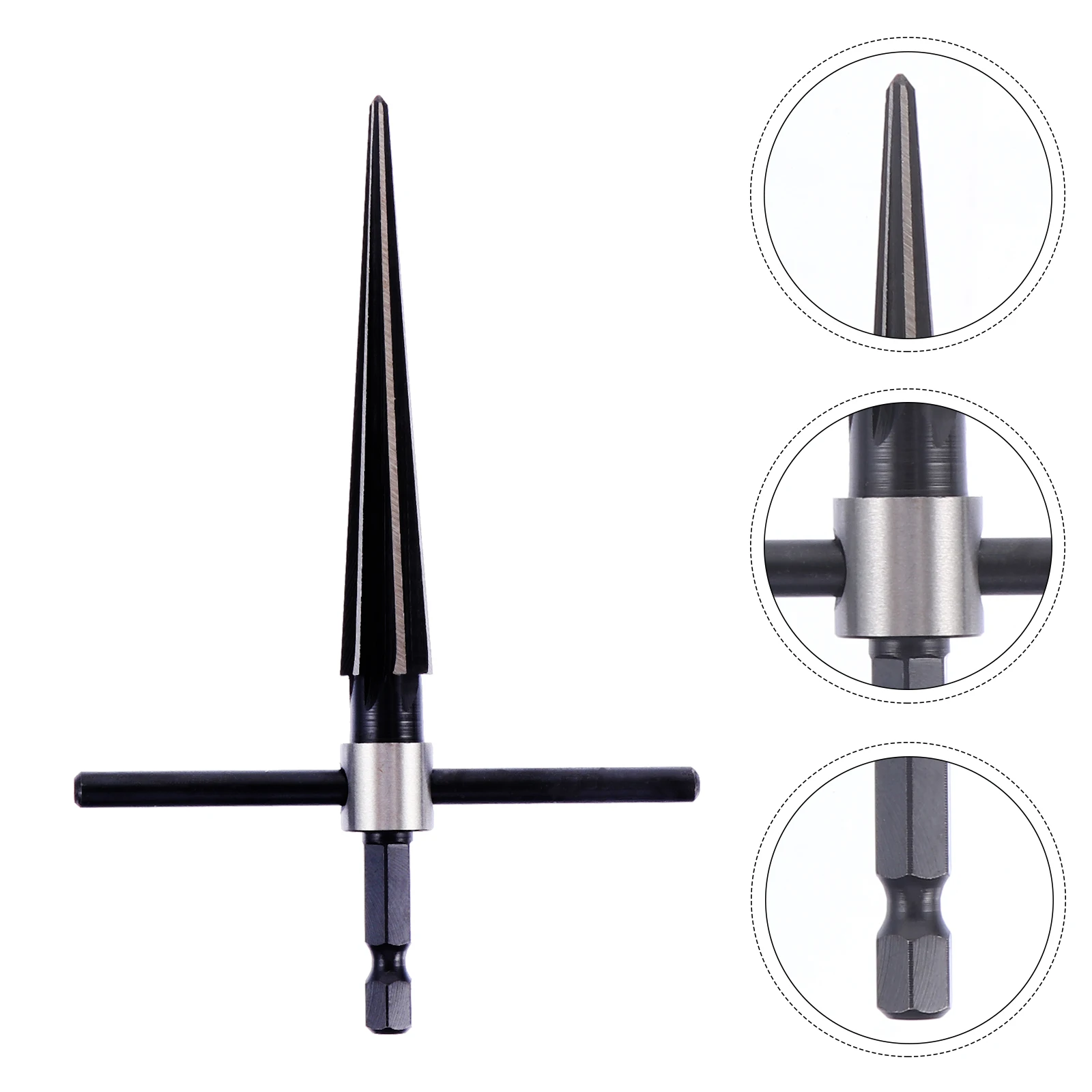 

3-13mm Taper Reamer High Quality Hand Held Steel Chamfering Tool Hexagon Core Drill Bit for Woodworking Hole Deburring