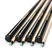 JIAN YING-Professional Tip Punch Cue, 3 Piece Jump Break Cue, Canadian Maple Break Cues, 13.5mm