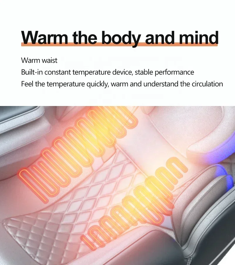 Capsules spatiales de luxe en cuir PU 8D, Point fixe, meilleure chaise de Massage intelligente pour tout le corps avec fonction musicale et soins de santé du corps