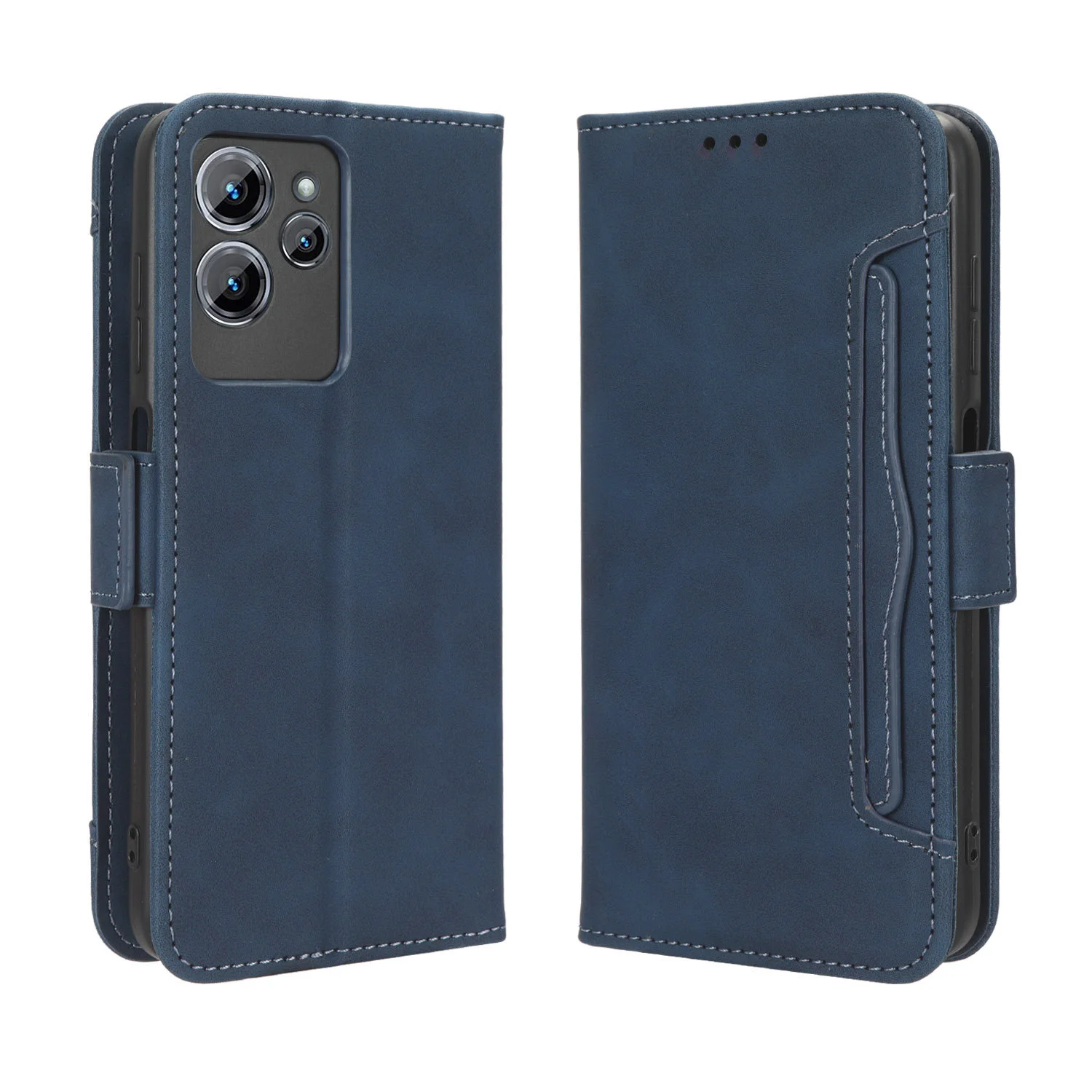 Oukitel WP18 Protection Leather Case For C31 C32 WP16 WP19 Magnetic Flip Cover Phone Shell Card Slot Wallet Clip Non-slip Holder