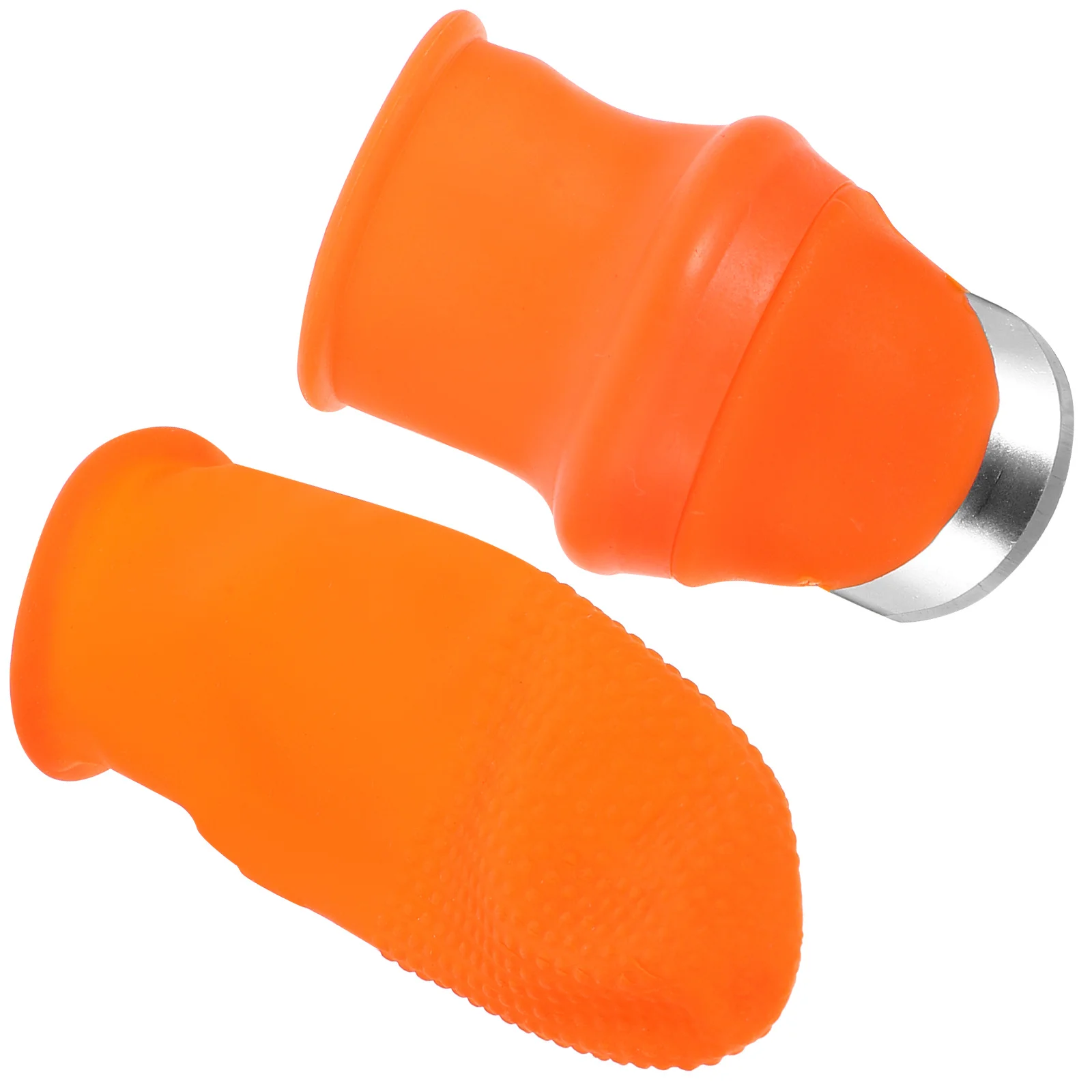 1pc Giardino Silicone Pollice Coltello Strumento di Raccolta Potatura Rami Raccolta di Frutta Guanti da Giardinaggio Design ad Arco Durevole Risparmio di Lavoro